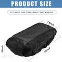 Winch Cover, New Upgrade Heavy Duty 600D Oxford Fabric Winch Covers for 8500-17500 lbs Electric Winch, Waterproof Dustproof Sunproof UV Resistant Tear Resistant Durable, 22 x 9.8 x 7.5