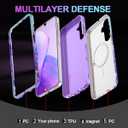 Casetego for Galaxy A17 5G Case,Compatible with MagSafe,[Military Grade Drop Test] Full Body Protection Slim Shockproof Rugged Marble Women Case for Samsung Galaxy A17 5G 6.7 inch,Cobalt Violet