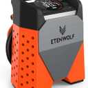 ETENWOLF ZEPHYR S3 Tire Inflator Portable Air Compressor, 1 Min Fast Inflation and 100% Duty Cycle, 160 PSI Air Pump for Cars, SUVs, Bikes, Balls (Vivid Orange)