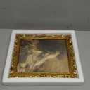 Gold 8x10 Picture Frame Vintage Antique Baroque for Wall or Tabletop Display, Ornate Gothic Victorian Frames Matted to 5x7 Photo