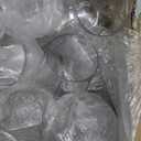 Munfix Plastic Stemless Wine Glasses 32 Pack - Diamond Shaped Unbreakable Disposable 12 Oz Clear Plastic Wine Champagne Whiskey Cups, Shatterproof Recyclable and BPA-Free