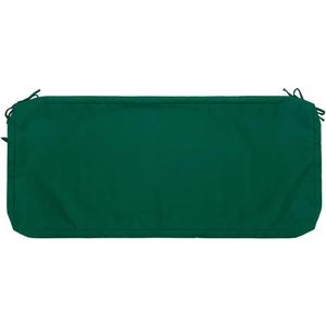 Outdoor Bench Cushion Cover 54 x18 x 3 inch,Water Resistant Cover with Zipper&Ties,Fade-Resistant Slipcover,Patio Porch Swing Cushion Cover Replacement Only,No Insert(Blackish Green)