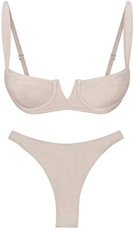 Narecte Women's Sexy Bikini Sets, Triangle Bikinis, Two Piece Swimsuit for Women, Women's Bikini Swimsuit, 2XL