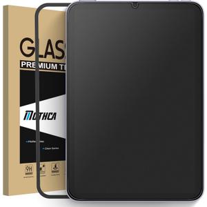 Mothca 1 Pack Matte Glass Screen Protector for iPad Mini 8.3 A17 Pro (2024) & Mini 6 (2021) with Alignment Frame, Anti-Glare & Anti-Fingerprint Tempered Glass Film for iPad Mini 7/6, Smooth as Silk