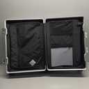 SOMODE Airline Approved Carry On Luggage with Spinner Wheels,Aluminum Framed Carry On Suitcase with Front Laptop Compartment/Cup Holder,22×14×9 inch Checked-in Luggage with Flexible Handle (Blue)