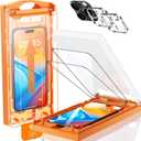 UNBREAK TOP 9H+ Glass 2+2 Packs for iPhone 16 Pro Max Screen Protector 6.9'' with Camera Lens Protector [Zero Bubble, Auto-Dust Removal] [10X Military Protection] Tempered Glass Full Edge Coverage