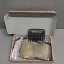 REECHO Clip in Hair Extensions, Hair Extensions Thick Long Lace Weft Lightweight Synthetic Hairpieces for Women (24 Inch-240 Gram(Pack of 5), Platinum Blonde)