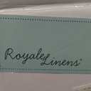 ROYALE LINENS 3 Piece Twin XL Sheets Set - Soft Brushed 1800 Microfiber Bedding - 1 Fitted, 1 Flat Sheet, 1 Pillow case - Wrinkle Free & Fade Resistant - Hotel Luxury Bed Sheets Set (White, Twin XL)