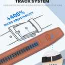 Zitahli Belt Men, Ratchet Belt Dress with 1 3/8" Premium Leather,Slide Belt with Easier Adjustable Automatic Buckle (Black)