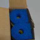 AquaMiracle Aquarium Filter Replacement Sponge, Fish Tank Filter Replacement Parts, Including 2 x Coarse Sponge, 2 x Fine Sponge & 4 x Carbonized Sponge (for Model: QF088/QF188/QF288)