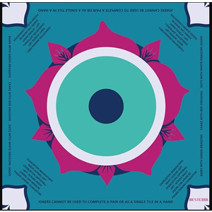 2025 chloroprene rubber mahjong mat (with rules) odorless, free of polycyclic aromatic hydrocarbons, wrinkle free American style mahjong mat, anti slip, noise reducing mahjong gift (31.5 in * 31.5 in)