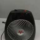 Vornado MVH (2025) Space Heater, 3 Heat Settings, Adjustable Thermostat, Tip-Over Protection, Auto Safety Shut-Off System, Indoor Use, Whole Room Heating, Black (Medium (2025 Model))