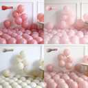 144Pcs Boho Baby in Bloom Balloon Arch Kit, Baby Shower Decorations, Vintage & Dusty Pink Sandy White Balloons with BABY Letter Boxes, Boho Floral Party Supplies for Baby Shower Gender Reveal Birthday