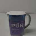 PUR 7-Cup Water Pitcher, 1 Genuine Filter, Cleaner, Great-tasting Water, Dishwasher Safe, Powerful, Faster Filtration, LockFit Cap Design - White