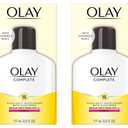 Olay Face Moisturizer, Complete with Sunscreen SPF 15, Daily Facial Lotion for Normal Skin, Lightweight Hydrating Broad Spectrum Sun Protection - Vitamin C, E, and Niacinamide - 6 Oz 2 Pack