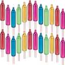 Mudder 100 Count 2.5V Christmas Lights Mini Incandescent Wire String Lights Replacement Bulbs Christmas Indoor Outdoor Decorations (Pastel Color)