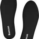 Ronsan Memory Foam Insoles for Women - Comfort Replacement Shoe Inserts for Running Shoes, Sneaker, Work Boot, Hiking Shoes, Cushioned Shock Absorbin Shoe Insoles, Black US 5