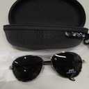 J+S Premium Military Style Classic Aviator Sunglasses, Polarized, 100% UV protection for Men Women