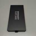 DROWSY Silk Sleep Mask - Face-Hugging, Padded Cocoon for Luxury Sleep in Total Darkness - 100% Pure Mulberry Silk, Skin-Hydrating & Adjustable (Midnight Blue)