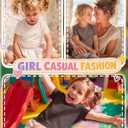 3 Pack Toddler Girls' T-Shirts | Baby Girls, Short Sleeve, Crew Neck, Basic Tops, Casual, Solid Tees, Summer, for Ages 18M-5T, Playwear, Daily Wear