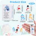 24Set Emotional Inspirational Support Positive Mini Snowman Figures, Bulk for Coworkers, Christmas Group Employee Appreciation Gifts for Staff Teacher Team Office Holiday Desk Decor