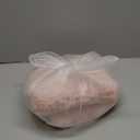 Yimobra Light Pink and White Bathroom Rugs Non Slip Washable, Ultra Soft and Water Absorbent Bath Mats, Plush Fluffy Shower Mat Outside, Microfiber Thick Matts for Bathroom Floor/Sink, 24x17