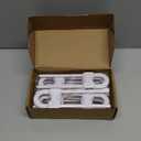 Jetec 10 Pieces Cabinet Locks for Babies, U-Shaped Proofing Drawers Safety Child Locks Adjustable, Easy to Use Childproof Latch for Knob Handle on Kitchen Door Storage Cupboard Closet (White)