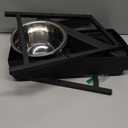 Spill Proof Tilted Elevated Dog Bowls for Large Breed, 15 Tall Raised Dog Bowl with Stand, Stainless Steel Dog Food Bowl & Water Bowl Set for Indoor & Outdoor Use, Easy Clean Large Dog Bowl Dog Dish