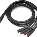 Electric Bike Connector 1T4 Extend cable 105cm Connect E-bike Throttle/Ebrake/Display Electric Bicycle Parts Accessories