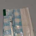 Artoid Mode Bule Watercolor Buffalo Plaid Christmas Trees Merry Xmas Table Runner, Seasonal Winter Holiday Kitchen Dining Table Decoration for Indoor Outdoor Home Party Decor 13 x 120 Inch (Multi Color/Light Blue)