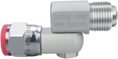 Airless Paint Spray Gun Swivel Joint Compatible with Graco 235486 7/8 Inch Thread 180 Degree Rotation