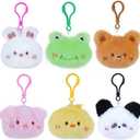 Niceup Bulk Plush Keychains Mini Stuffed Animals for Kids Party Favors Goodie Bags Gift Mini Claw Machine Toys
