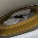 24 in. x 24 in. Modern Round Gold Framed Decorative LED Mirror Wall Mounted Anti-Fog and Dimmer Touch Sensor