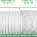 Ac Hose,5.9" Portable Air Conditioner Hose,Anti-Clockwise Thread & Length up to 80",Compatible with Many Portable Air Conditioner