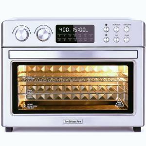 28QT Air Fryer Toaster Oven Combo, Rotisserie for Chicken, Silver Purple
3-Layer, 1700W