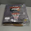 The Official Silent Basketball Hoop Indoor  Durable Plastic, Large Wall-Mounted Basketball Hoop with No-Noise Design + Adhesive & Screw Installation  for Use with Silent Basketball Only