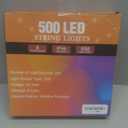 weillsnow 164FT 500 LED Halloween Lights, 8 Modes Waterproof Plug in String Lights for Halloween Indoor Outdoor Yard Party Wedding Garden Home Decorations (Purple & Orange)