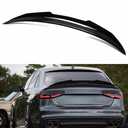 Rear Spoiler Compatible with 2014 Audi A4 B8.5, Glossy Black PSM Style Trunk Exterior High Kick Tail Deck Lid Wing Lip Splitter Fit for 2013 2014 2015 2016