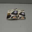 2 x Funny Retro Vinyl Record Coasters, Creative Drink Coasters Set of 6 with Vinyl Record Player Holder for Music Lovers, Housewarming Hostess Gifts, Birthday and White Elephant Gifts Ideas