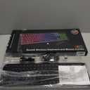 Wireless Keyboard and Mouse Combo, RGB Backlit, Rechargeable & Light Up Letters, FullSize, Soft Typing, Sleep Mode, 2.4GHz Quiet Keyboard Set for Mac, Windows, Laptop, PC, Trueque (Black)