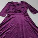 Bbonlinedress Women Vintage Cocktail Dress 1950s Formal Wedding Party 50s 60s Retro Rockabilly Swing Dress (Large, Velvet-grape)