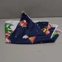 Prehistoric Animal Tree Skirt, 48-Inch Adorable Dino Tree Mat, Mesozoic Christmas Embellishments for Xmas Holidays Birthday Parties Baby Welcome Winter Event Supplies