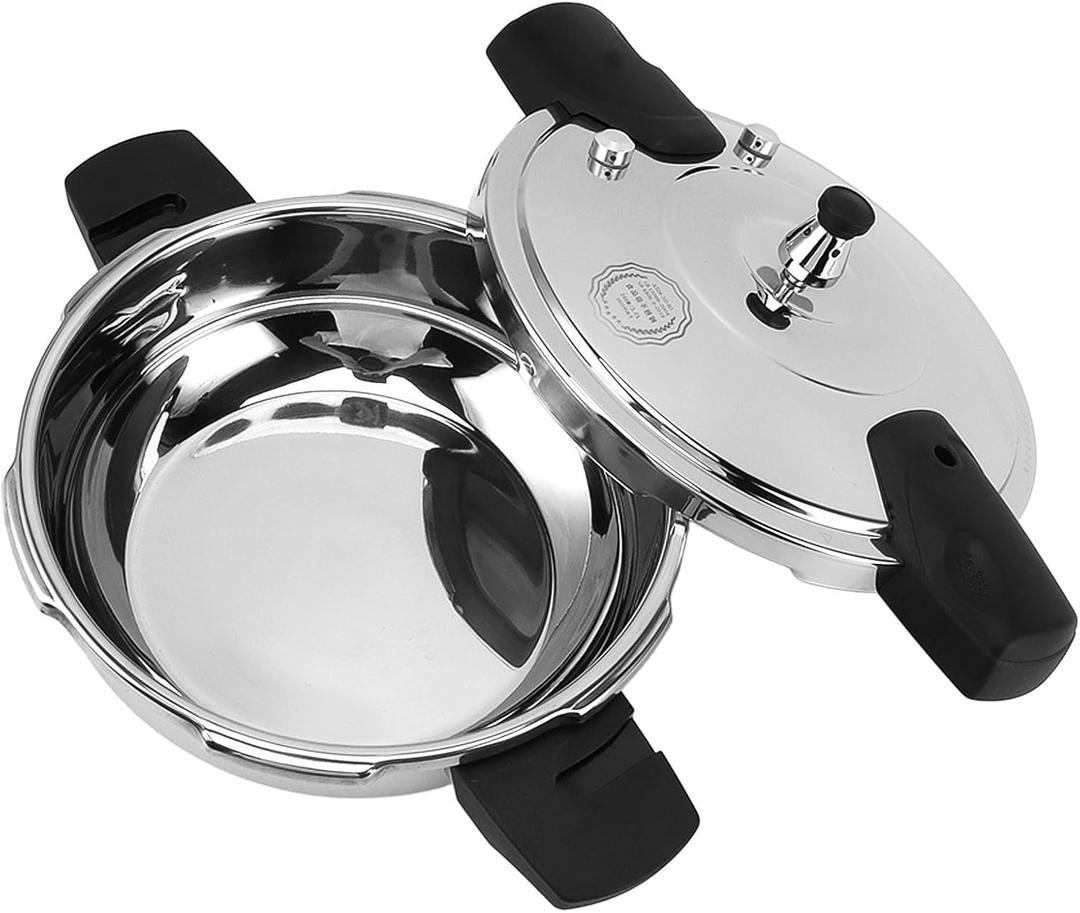 Fdit Stainless Steel Pressure Cooker Efficient Cooking Multifunctional Design Rapid Heat Conduction Dual Purpose Electric Gas Stoves (22CM), Fditfa6ko7zi3v-11