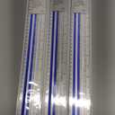 Westcott ‎40711 Clear Data Processing Magnifying Ruler, 15 in, Pack of 3