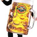 Morph Mens Beer Costumes for Adults Inflatable Stein Beer Halloween Costumes for Men Oktoberfest Alcohol Costume
