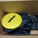 Kan Jam Foldable Travel Disc Toss Game - Black & Yellow, Standard, Nylon - Portable All-Weather Beach Games - Built-in Scoring for Tailgate Essentials - Easy Setup for Yard Fun