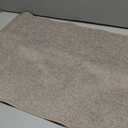 Counterart Decorative Indoor/Outdoor Natural Linen Look Floor Mat with Recycled Rubber Back Manufactured in The USA 29.5 x 17.75