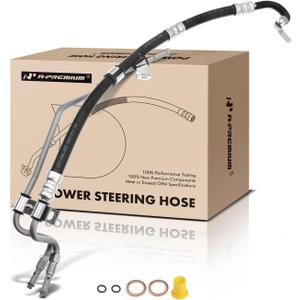 A-Premium Power Steering Pressure & Return Hoses Line Assembly Compatible with Toyota Camry 2002-2009, Solara 2004-2008, 2.4L Gas, Pump to Rack/Gear to Reservoir/Cooler
