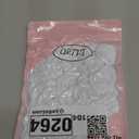 120 Pcs Baby Hair Ties, Cotton Toddler Hair Ties for Girls and Kids, Multicolor Small Seamless Hair Bands Elastic Ponytail Holders (White)