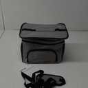 HOTOR Insulated Lunch Box for Men & Women - Leak-Proof Cooler Lunch Bag with 4 Pockets, Adjustable Strap, Ideal for Work, Picnic, Travel - Medium, Light Grey,10.2"6.9"8.5"